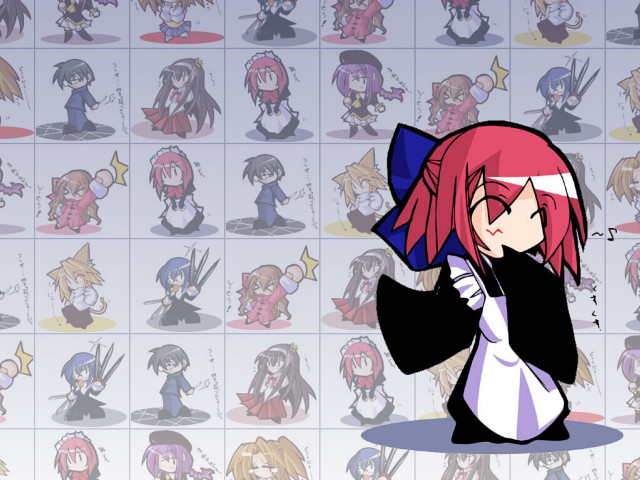Cartoon expressions background animals maid free wallpaper - medium preview image