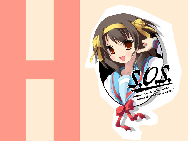 Girl bow h school uniform free wallpaper - medium preview image