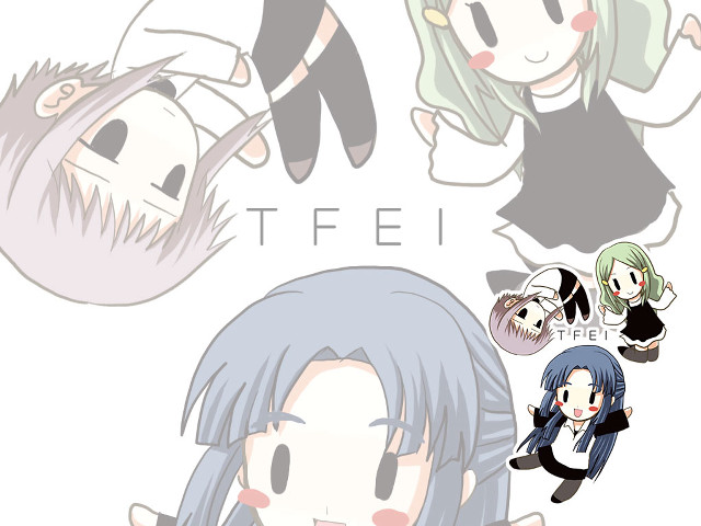 Anime group black hair demon free wallpaper - medium preview image