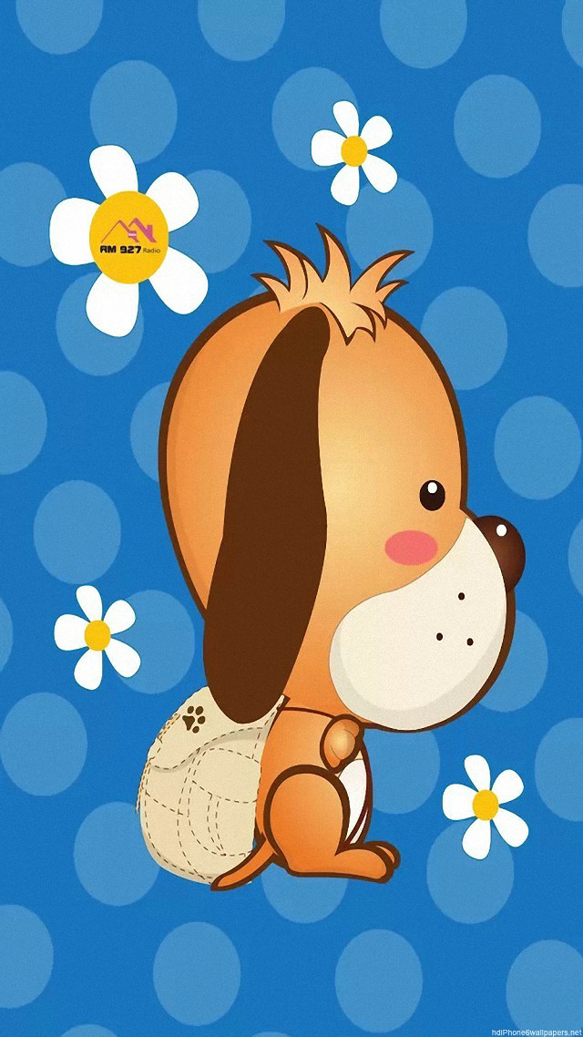 Dog diaper grass daisies sitting free wallpaper - medium preview image