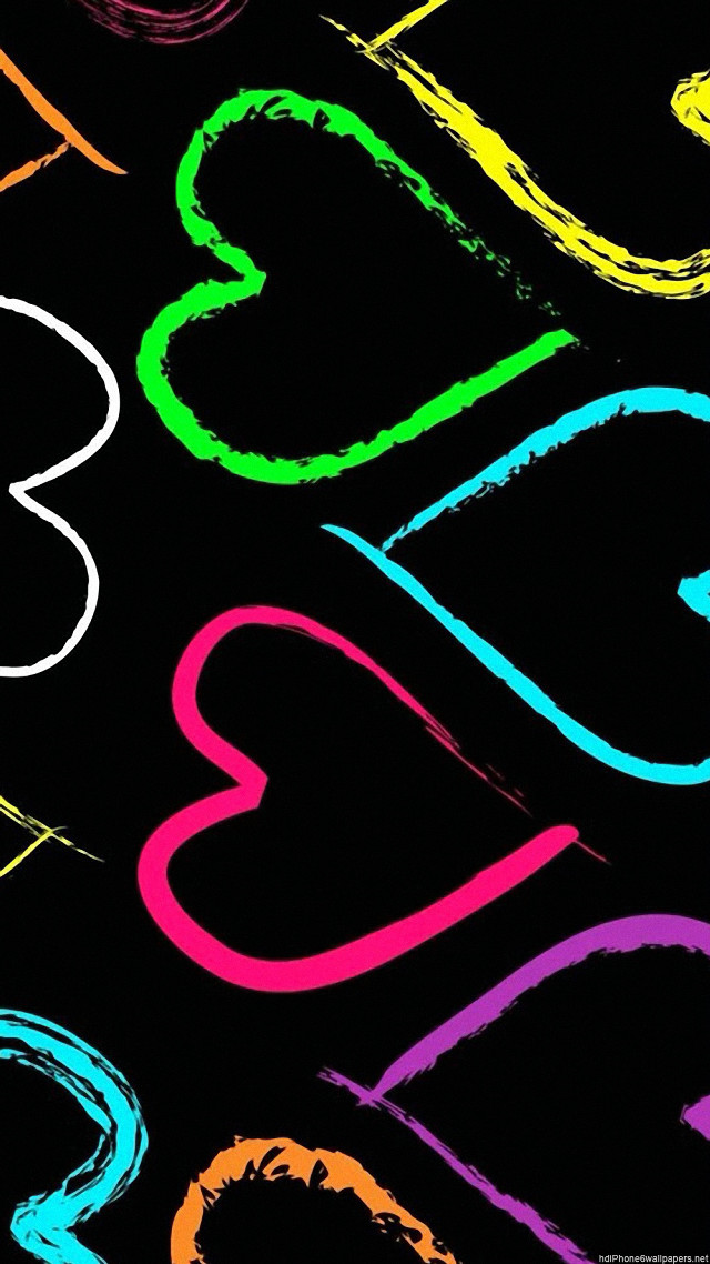 Black background colorful numbers marker free wallpaper - medium preview image