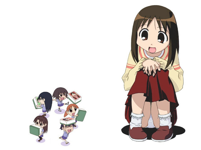 Girl group rayonism anime computer free wallpaper for desktop - medium preview image