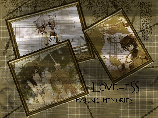 Anime couple wall loveless memories free wallpaper - medium preview image