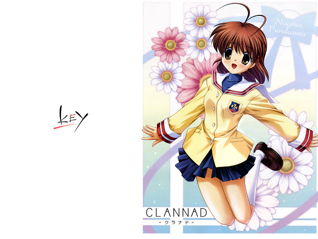 Girl sailor outfit flowers name free wallpaper - medium preview image