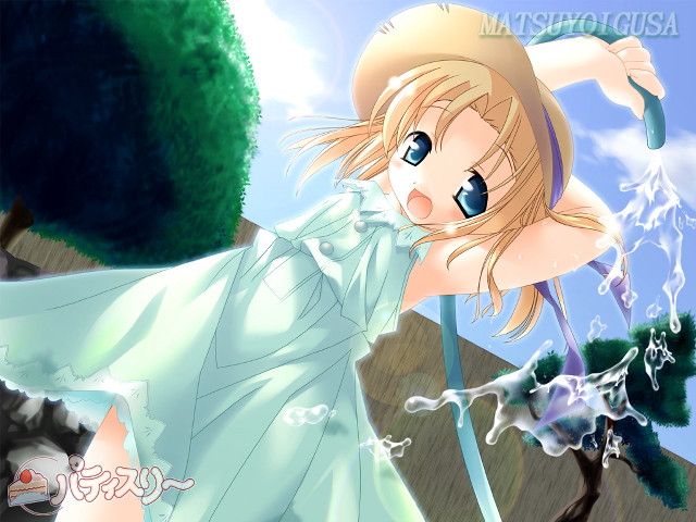 Woman sword white dress tree free wallpaper - medium preview image