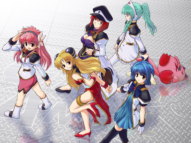 Anime girls line backview epsylon free wallpaper - medium preview image