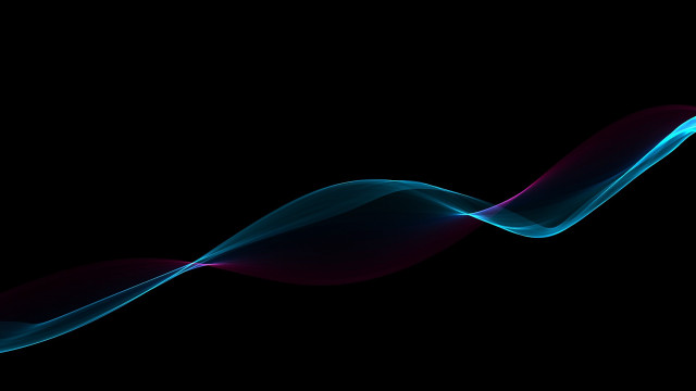 Blue red wave black background free wallpaper - medium preview image
