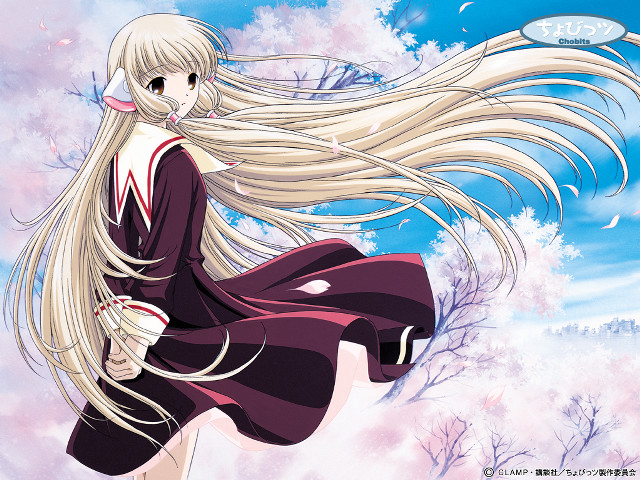 Long white hair flying coffee free wallpaper - medium preview image