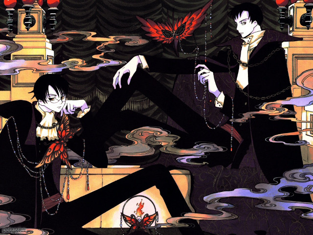 Gothic portrait boys bird ledge free wallpaper - medium preview image
