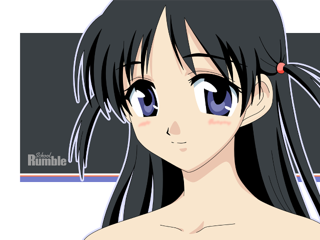 Girl long black hair blue #3 free wallpaper - medium preview image