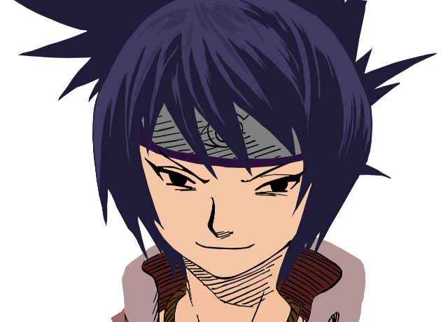 Cartoon shorthair smirk brownjacket bluehair free wallpaper - medium preview image