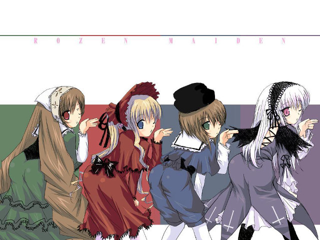 Anime girls street boys wings free wallpaper - medium preview image
