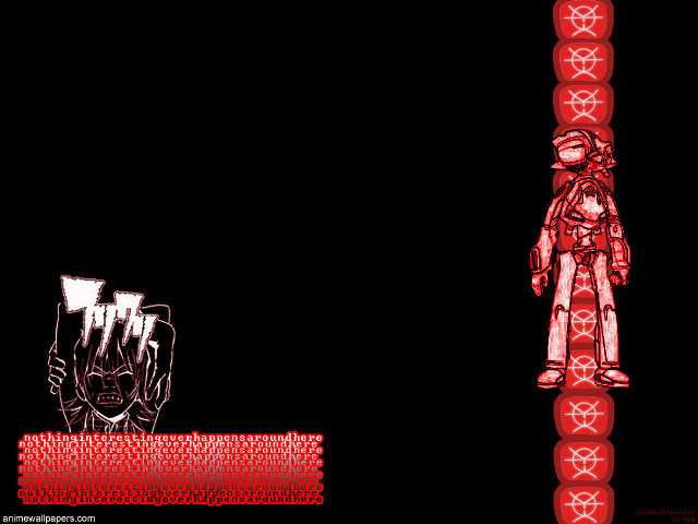 Red black person sticker screenshot free wallpaper - medium preview image