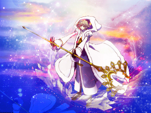 Woman white dress wand hat free wallpaper - medium preview image