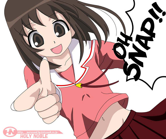 Girl pink shirt smiling pointing free wallpaper - medium preview image