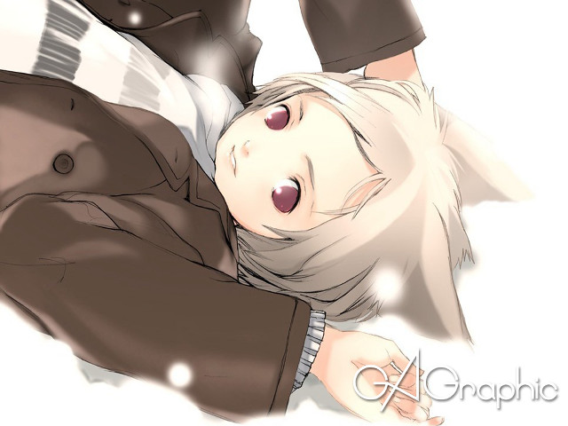 Man lying with ears smiling free wallpaper - medium preview image