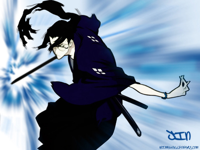 Man sword blue star rayonism free wallpaper - medium preview image