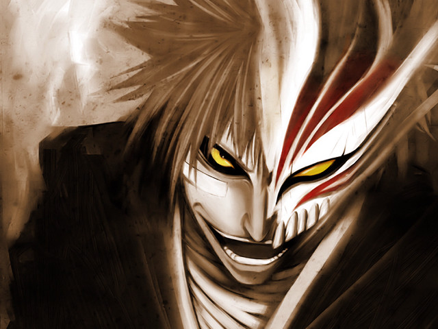 Demon yellow eyes black coat free wallpaper - medium preview image