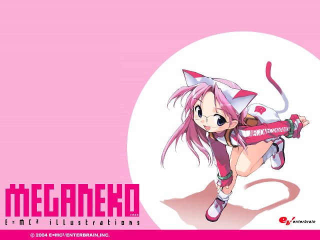 Pink haired girl cat ears #2 free wallpaper - medium preview image