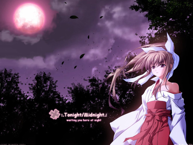 Girl red dress tree pink free wallpaper - medium preview image