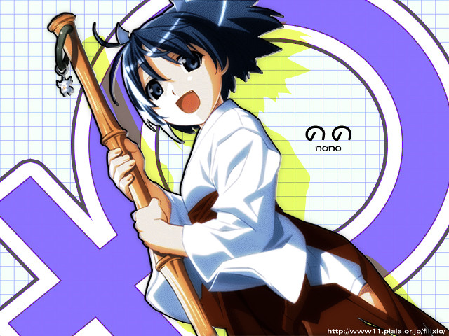 Anime character baseballbat purple background free wallpaper - medium preview image