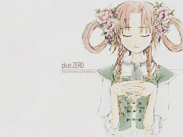 Girl flower braid cellphone smile free wallpaper - medium preview image