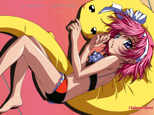 Pink hair girl banana chair free wallpaper - medium preview image