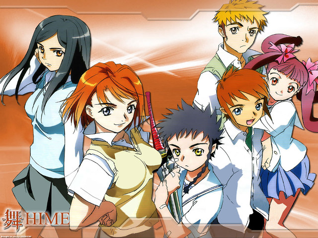 Anime group redwhite background rayonism free wallpaper - medium preview image