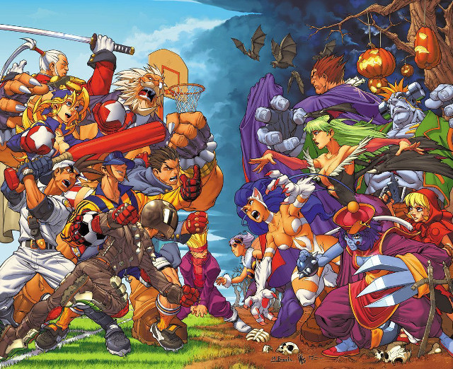 Cartoon characters field bats on free wallpaper - medium preview image