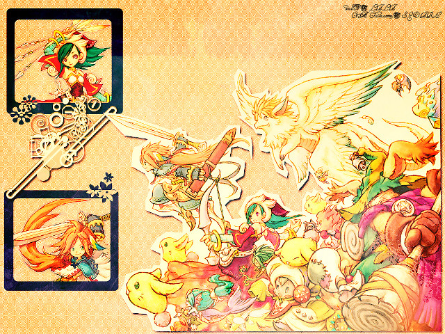 Cartoon characters feathers rooster polka free wallpaper - medium preview image