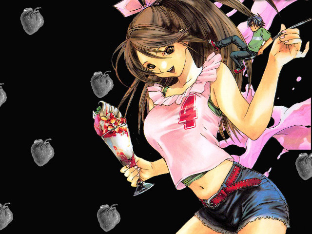 Girl pink bow flower vase free wallpaper - medium preview image