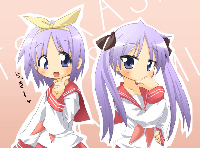 Purplehair ponytail animegirl yayoi inspired free wallpaper - medium preview image