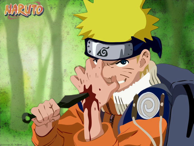 Man knife cartoon character naruto free wallpaper - medium preview image