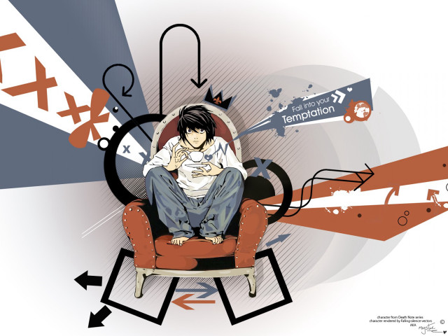 Man sitting phone arrows clock free wallpaper - medium preview image