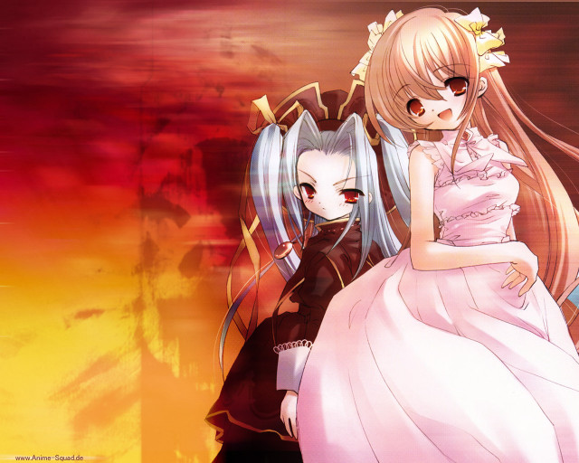 Anime couple gothic elysium autumn free wallpaper - medium preview image