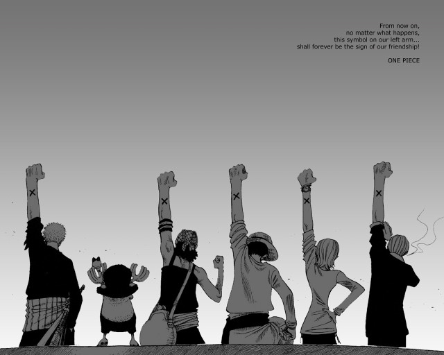 Group hands up manga epic free wallpaper - medium preview image