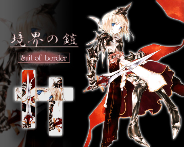 Woman costume sword armor blonde free wallpaper - medium preview image