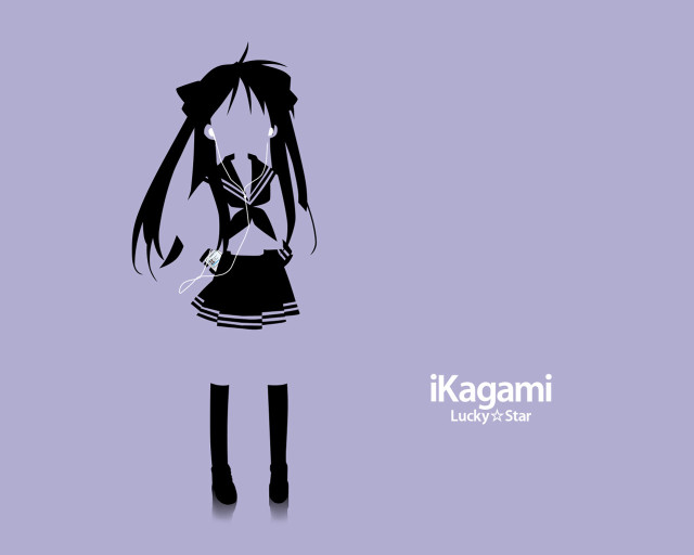 Girl cat portrait purple school free wallpaper - medium preview image
