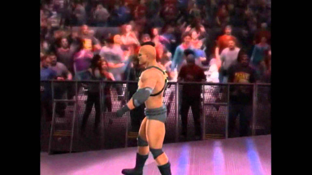 Wrestler walking crowd stadium people free wallpaper - medium preview image