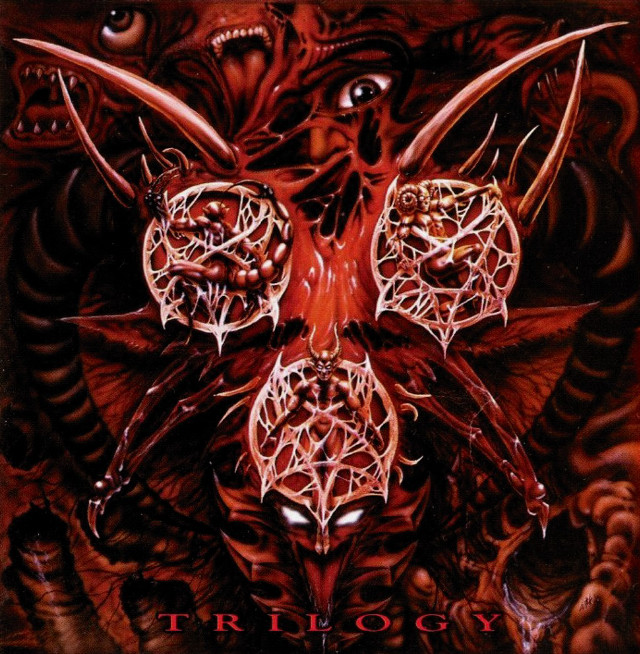 Demonic demon face large horns free wallpaper - medium preview image
