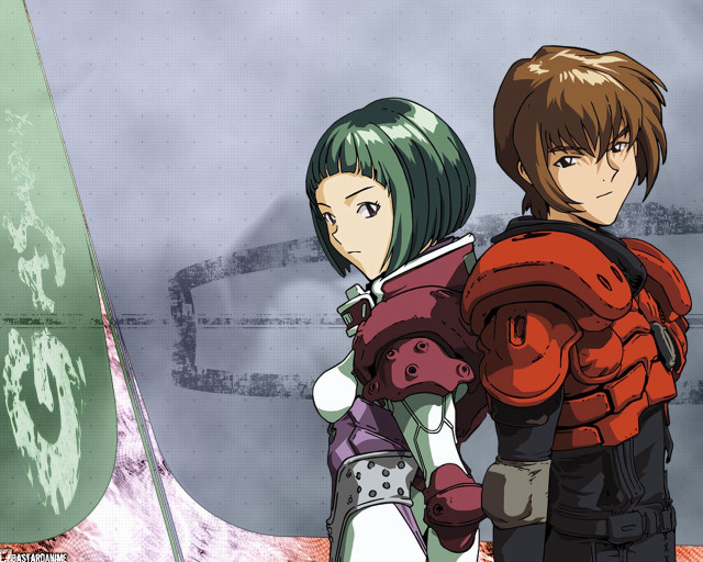 Anime astronaut planet starry night free wallpaper - medium preview image