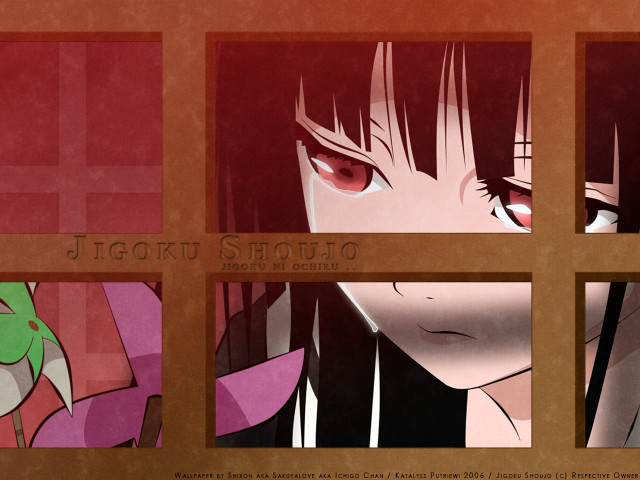 Anime gothic portrait girl man free wallpaper for desktop - medium preview image