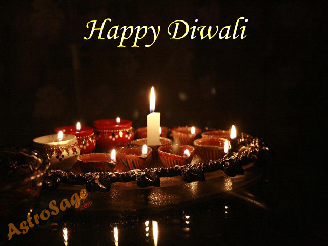 Candles table cake happy diwali free wallpaper - medium preview image