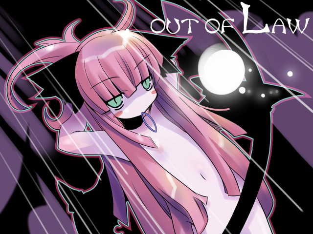 Pink haired girl cat tail free wallpaper - medium preview image