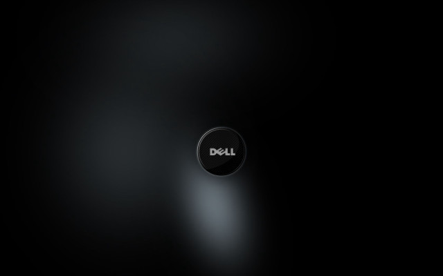 Black background black button dell free wallpaper - medium preview image