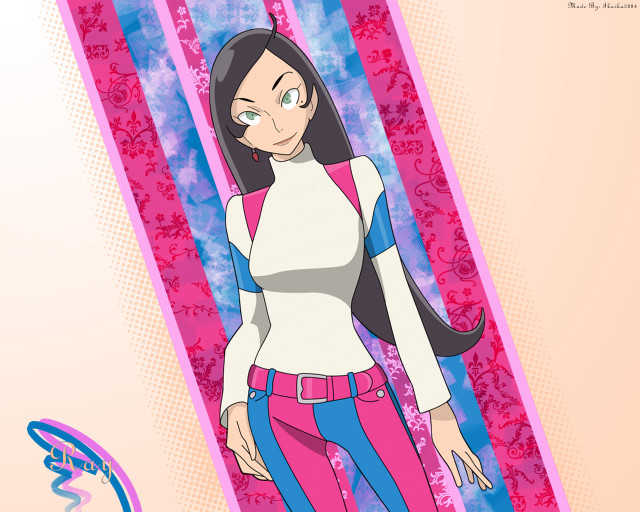 Cartoon character long hair pink #2 free wallpaper - medium preview image