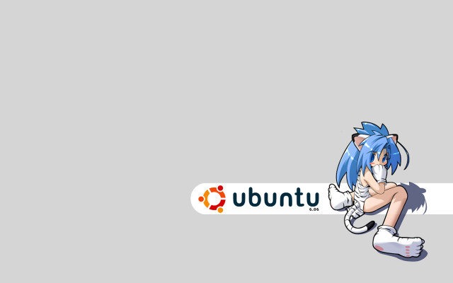 Cartoon cat ubuntu robotics blue free wallpaper - medium preview image
