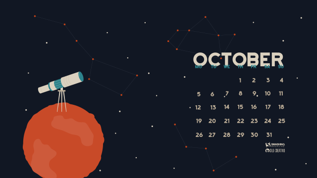 Calendar rocket october date image free wallpaper - medium preview image