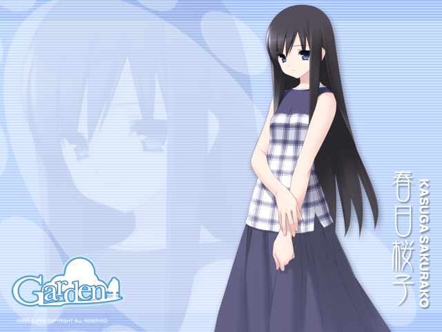 Girl long hair plaid shirt free wallpaper - medium preview image