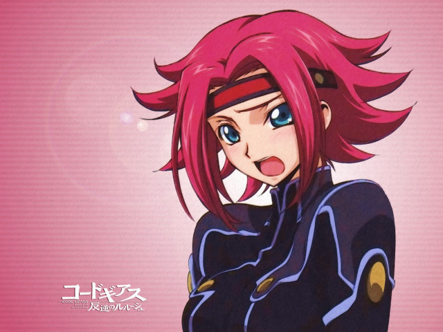 Pink haired blue eyed portrait free wallpaper - medium preview image